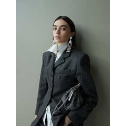 Weekend Max Mara Klipsz fülbevalók Weekend Max Mara Callas 2525756095650 Ezüst