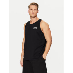 KARL LAGERFELD KARL LAGERFELD Tank top A1M46069 Μαύρο Regular Fit
