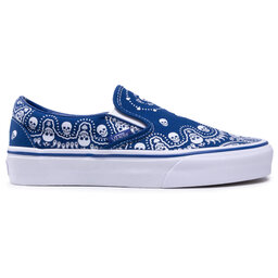 

Кросівки Vans Classic Slip-On VN0A33TB42U1 (Bandana)True Bl/True Wht, Голубий