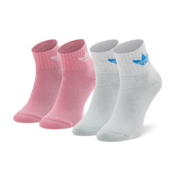 adidas 2 pares de calcetines altos para niño adidas Anti-Slip HM1696 Bliss Pink/White