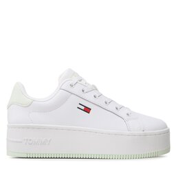 

Снікерcи Tommy Jeans Flatform Seasonal EN0EN02097 Minty LXW, Білий