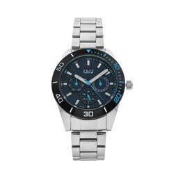 Q&Q Klocka Q&Q AA42-412 Silver/Black