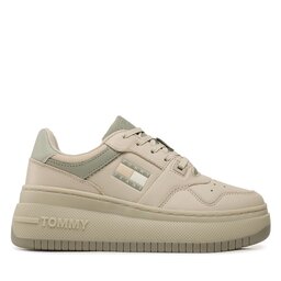 

Снікерcи Tommy Jeans Tjw Retro Basket Flatform EN0EN02429 Bleached Stone AEV, Бежевий