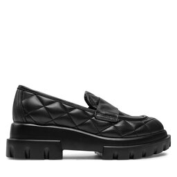 AGL Loafersy AGL Celeste Matelasse D756033PGKA0761013 Czarny