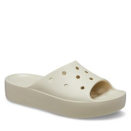 Crocs Natikače Crocs Classic Platform Slide 208180 Bone