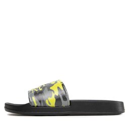 

Шльопанці Kappa 243123CA Black/Lime, Сірий