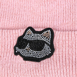 

Шапкa Karl Lagerfeld Kids Z11060 Pink Washed Pink 45T, Рожевий