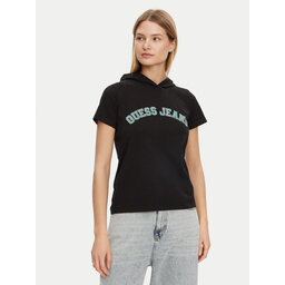 Guess Guess T-Shirt W5GP28 J1314 Μαύρο Regular Fit