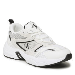 Calvin Klein Jeans Zapatillas Calvin Klein Jeans Retro Tennis Su-Mesh YW0YW00891 Bright White/Black 0K5