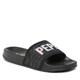 Pepe Jeans Papucs Pepe Jeans Slider Knit W PLS70128 Black 999