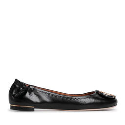 

Балетки Tory Burch Minnie Ballet With Multi Logo 74062 Perfect Black 006, Чорний