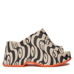 

Шльопанці Melissa Melissa Patty Orla + Cosmo Ad 35714 Black/White/Orange AU160, Чорний