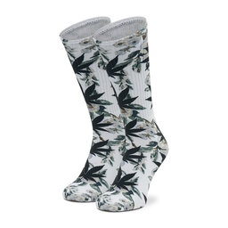 HUF Visoke unisex čarape HUF Digital Plantlife SK00620 White