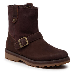 Timberland Stövlar Timberland Courma Kid Wl Biker Bt TB0A2HJYV13 Dark Brown Nubuck