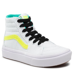 

Снікерcи Vans Comfycush Sk8-Hi VN0A4U1RABV1 (Fluro) Safety Yellow/Tru, Білий