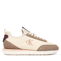 Calvin Klein Sneakers Calvin Klein Retro Runner Lace Up Sock YW0YW02060 Creme