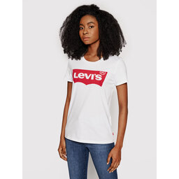Levi's® Levi's Marškinėliai The Perfect Graphic Tee 17369-0053 Balta Regular Fit
