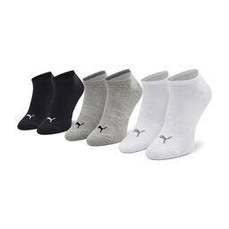 Puma 3er-Set niedrige Unisex-Socken Puma 261080001 Grey/White/Black 882