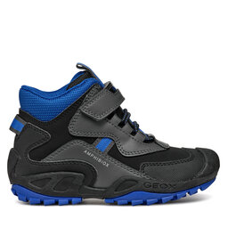Geox Kotníková obuv Geox Jr New Savage B Abx J261WB 050BU C0071 D Šedá