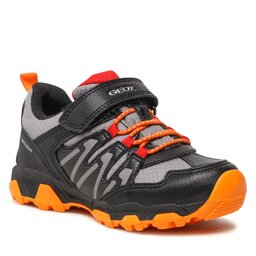 Geox Sportcipő Geox J Magnetar Boy B Abx J263ZB0FUCEC9B7R S Black/Lt Orange