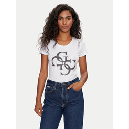 Guess Guess T-Shirt W4YI37 J1314 Weiß Regular Fit