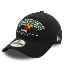 New Era Czapka z daszkiem New Era Washed Aspen Ski 9TWENTY 60580870 Czarny