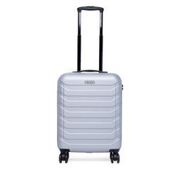 Gino Rossi Walizka kabinowa Gino Rossi GIN-S-003-05-SILVER Srebrny