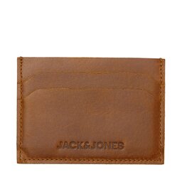 Jack&Jones Kreditinių kortelių dėklas Jack&Jones Side 12228267 Cognac