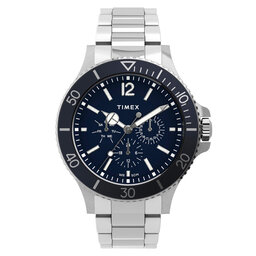 Timex Karóra Timex Harborside TW2U13200 Silver/Navy