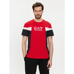 EA7 Emporio Armani EA7 Emporio Armani Marškinėliai 3DPT10 PJ02Z 1461 Raudona Regular Fit