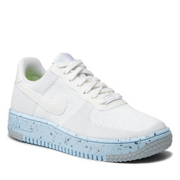 Nike Παπούτσια Nike Af1 Crater Flyknit DC7273 100 White/Whhite/Pure Platinum