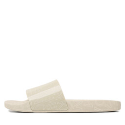 

Шльопанці Calvin Klein Pool Slide Rubber HM0HM01062 Outline Mono Beige 0F5, Бежевий