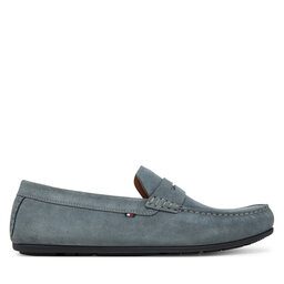 Tommy Hilfiger Μοκασίνια Tommy Hilfiger Casual Hilfiger Suede Driver FM0FM04998 Γκρι