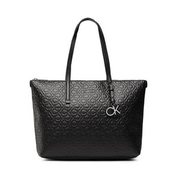 Calvin Klein Soma Calvin Klein Ck Must Shopper Mid Embossed Mono K60K610274 BAX