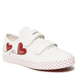 Geox Сникърси Geox J Ciak G. G J3504G 01054 C0050 D White/Red