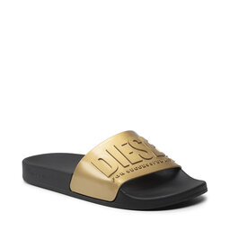 Diesel Šlepetės Diesel Sa-Mayemi W Y02580 P4186 H2582 Black/Gold