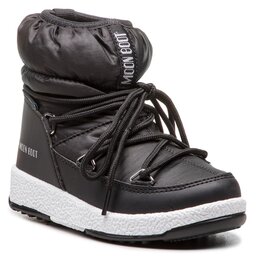 Moon Boot Sniega zābaki Moon Boot Jr Girl Low Nylon Wp 34051800001 Black