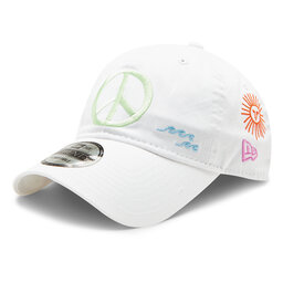 New Era Șapcă New Era Washed Graphic 60358000 Alb