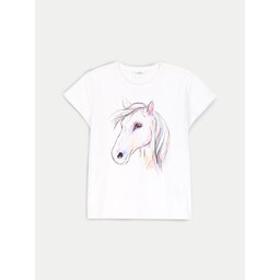 Coccodrillo Coccodrillo Camiseta ZC4143205VGA Blanco Regular Fit