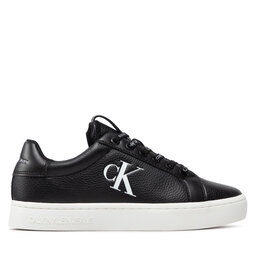 

Снікерcи Calvin Klein Jeans Classic Cupsole Laceup Low Tu Lth YW0YW00829 Black/White 0GS, Чорний