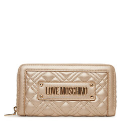 LOVE MOSCHINO Didelė Moteriška Piniginė LOVE MOSCHINO JC5600PP1MLA196A Auksinė