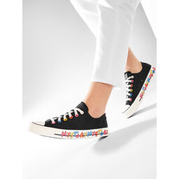 

Кеди Converse Ctas Ox 170295C Black/Hyper Pink/Egret, Чорний