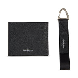 Calvin Klein Jeans Dovanų rinkinys Calvin Klein Jeans Gifting Bifold/Keyfob Soft K50K511205 Black BDS