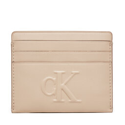 Calvin Klein Jeans Kreditinių kortelių dėklas Calvin Klein Jeans Sculpted Cardcase K60K612747 Smėlio