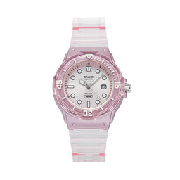 Casio Ceas Casio Lady Translucent LRW-200HS-4EVEF Roz