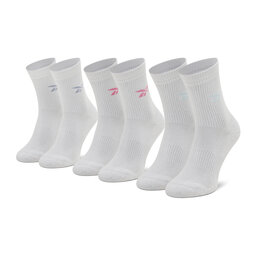 Reebok 3 pares de calcetines altos para mujer Reebok Cl Fo Crew Sock 3p HF5486 Posh Pink/Violet Haze/Glass Blue