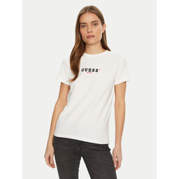 Guess Jeans Guess Jeans Póló W5RI54 J1314 Fehér Regular Fit