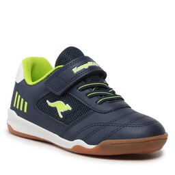 KangaRoos Sneakersy KangaRoos K-Bilyard Ev 10001 000 4054 Dk Navy/Lime