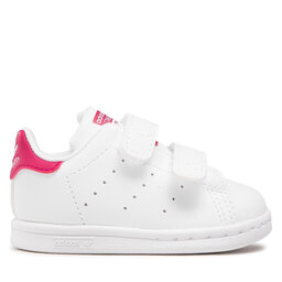 adidas Zapatos adidas Stan Smith Cf 1 FX7538 Ftwwht/Ftwwht/Bopink