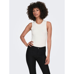 JDY JDY Τοπ Aya 15287501 Λευκό Slim Fit
